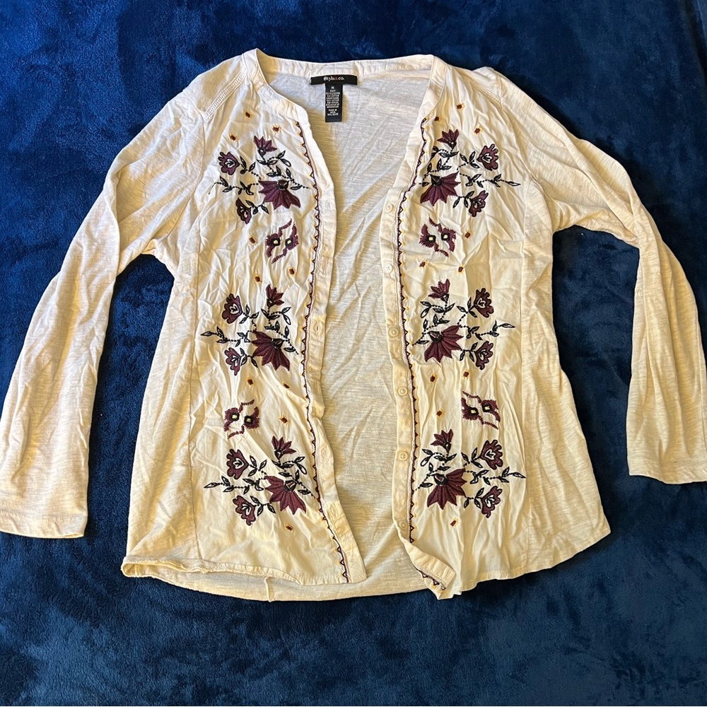 Floral cardigan